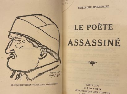 APOLLINAIRE (Guillaume). Le Poète assassiné.P., L'Edition, "Bibliothèque des Curieux",...