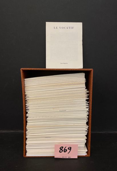 "Le Vocatif". 布鲁克斯，[汤姆-古特]，从第1期（1972年10月）到第271期（1992年10月），16开本，分册。大量的插图。由汤姆-古特导演...