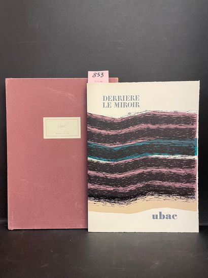 null 拉纳牛皮纸初版，艺术家签名 - UBAC - "Derrière le Miroir"。N° 196.乌巴克。P.，Maeght，1972年，双开本，...
