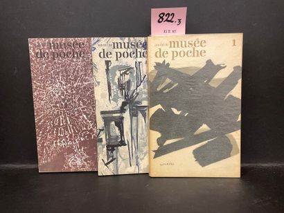 SOULAGES.- "Cahiers du Musée de Poche". N° 1, 3 and 4. P., Georges Fall, 1959-1960,...