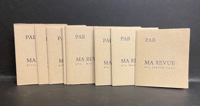 null 全集 - "Ma Revue"。[Alès]，[PAB]，1951-1952，10册，32开本，乳白色封面，黑色印刷。第一版，数量不多。撰稿人：罗丝-...
