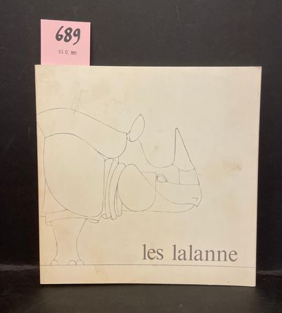 null Les Lalanne. Exposition. P., Centre national d'Art contemporain, 1975, 8° carré,...