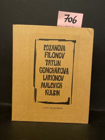 null Russian futurist books. Rozanova, Filonov, Tatlin, Goncharova, Larionov, Malevich,...