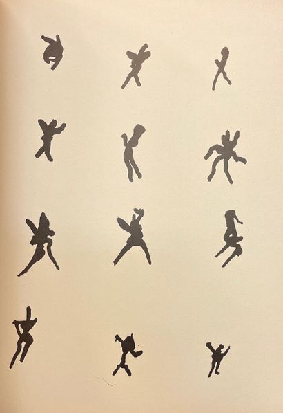 MICHAUX (Henri). 运动。六十四幅画。一首诗。一个后记。巴黎，NRF，"Le Point du Jour"，1951年，4°，86页，br.，图文...