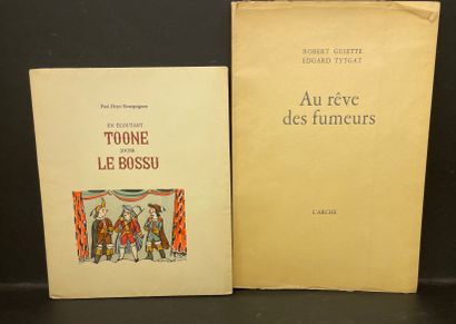 TYTGAT.- GUIETTE (Robert). Au rêve des fumeurs. Fifteen poems [by Robert Guiette]...
