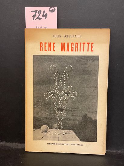 null Sent to Paul Eluard - MAGRITTE - SCUTENAIRE (Louis). René Magritte. Brux, Librairie...