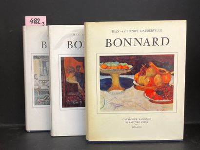 null DAUBERVILLE (J. and H.). Bonnard. Catalogue raisonné de l'oeuvre peint. Volume...