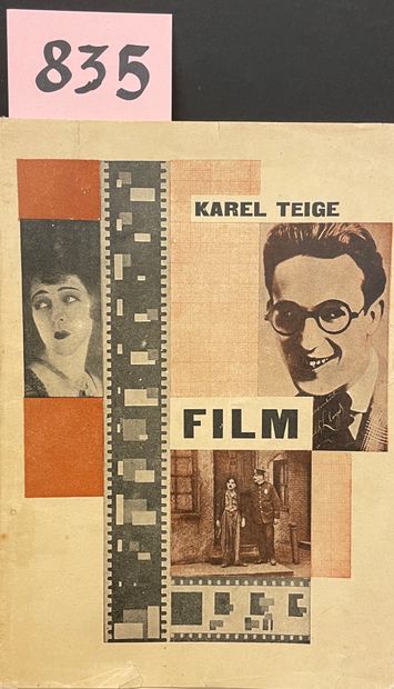 null TEIGE（卡雷尔）。电影。Prague, Vaclav Petr, 1925, in-12, 127 p., br. with cover and typography...