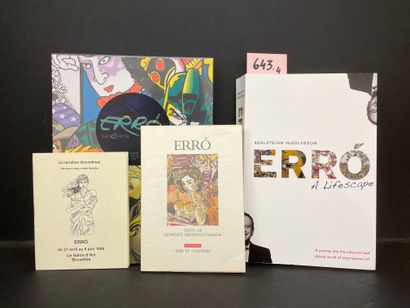 ERRO. Panorama. P., Cercle d'Art, 2014, 8°, 247 p., br. Orig. ed. enriched with a...