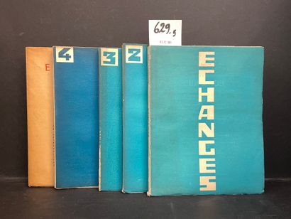 null 大纸上的全集 - "Echanges"。由Allanah Harper编辑的英法文学季刊。数字1至5。巴黎，Éditions J.O. Fourcade...