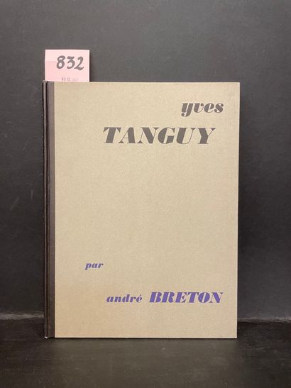 TANGUY.- BRETON (André). 伊夫-唐吉。布拉维格-英博斯的英译。纽约，皮埃尔-马蒂斯，1946年，4°，94页，丰富的图标，出版商的纸板，...