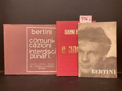 BERTINI (Gianni). 跨学科交流。Milan, Castelli and Rosati, 1972, 8° square, unpaginated...