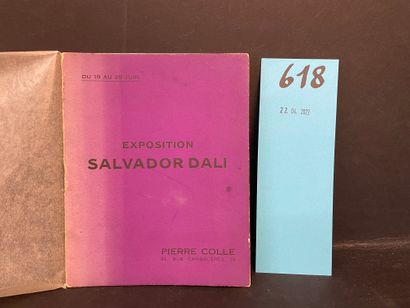 DALI.- Exposition Salvador Dali. P., Galerie Pierre Colle, du 19 au 29 juin [1933],...