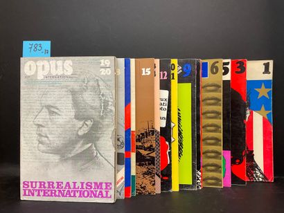 null 
"Opus International". Numéros 1 à 19/20. P., George Fall, 1967-1970, 20 numéros...