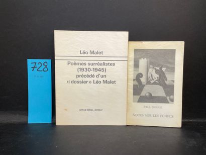 MALET (Leo). Poèmes surréalistes (1930-1945) précédé d'un "dossier" Léo Malet. Avec...