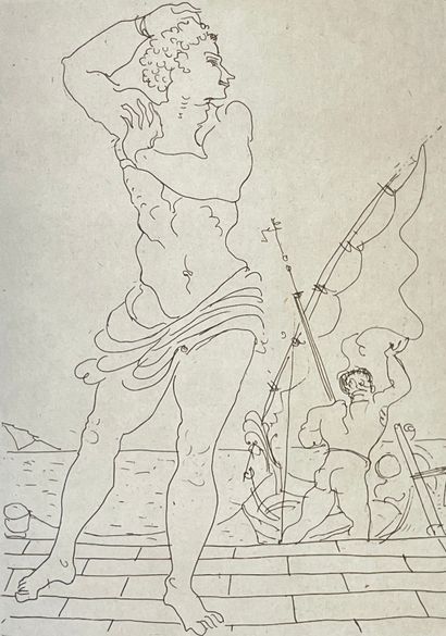 DERAIN.- OVIDE. 
Héroïdes. Eaux-fortes originales par André Derain. P., Société des...