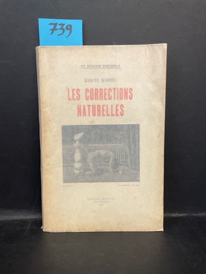 MARIËN (Marcel). Les Corrections naturelles. Brux., Librairie Sélection, "Le Miroir...