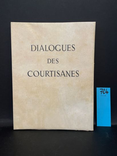 MAILLOL.- LONGUS. 
Dialogues des courtisanes. P., Pierre Bricage, 1948, in-folio,...