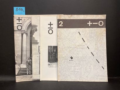 null Revue "+-0". N° 2, 5, 6 et 10. Genval, E. Rona, 1973-1975, 4 vol. 4°, agrafés...
