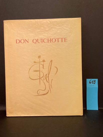DALI.- CERVANTES SAAVEDRA (Miguel de). 
Don Quichotte de la Manche. Illustré de lithographies...
