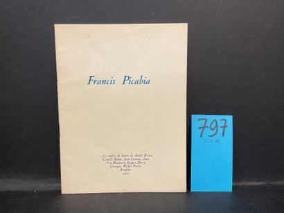 null Francis Picabia. Exposition. P., Galerie Colette Allendy, du 19 mars 1952 au...