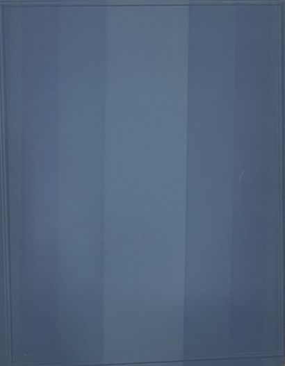 Abstraction géométrique.- 不同艺术家的7幅绢印画的会议（1970年代）。各种尺寸和条件。不错的套装。