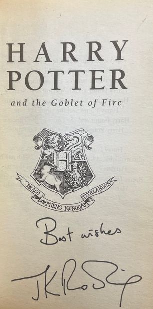 null 罗林（J.K.）。哈利-波特与火焰杯》（Harry Potter and the Goblet of Fire）。伦敦，布鲁姆斯伯里，2001年，大1...