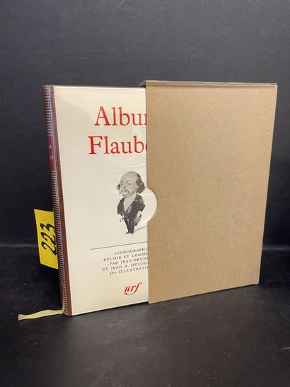 Album Flaubert. P., NRF, "Bibl. de la Pléiade", 1972, in-12, ed. bindings, yellow,...