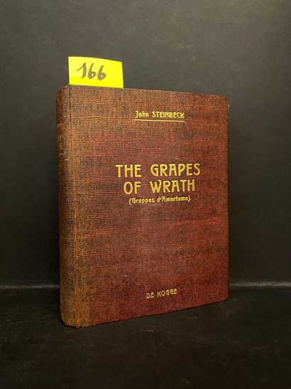 STEINBECK (John). 愤怒的葡萄》（The Grapes of Wrath）。译者：卡琳-德-哈特克。最后法文文本由阿尔伯特-德巴蒂撰写。Brux,...