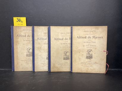 null MUSSET - Eaux-fortes to illustrate the works of Alfred de Musset. Drawings by...