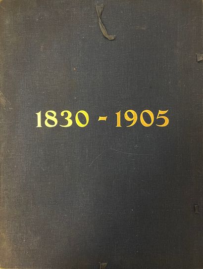 null 克诺普夫、拉森福斯、法布里...为纪念比利时独立75周年和列日世界博览会的庆祝活动。投资组合。Liège, Aug. Bénard, 1905, 宽页...