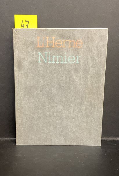 "Cahiers de l'Herne". No. 99. Roger Nimier. P., Editions de L'Herne, 2012, 4°, 383...