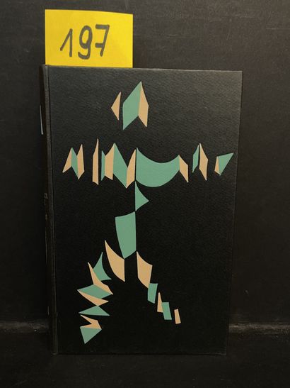 MICHAUX (Henri). La Vie dans les plis.P.，NRF，1949年，12开本，根据Mario Prassinos的设计装饰的出版商板（书脊不易察觉地变浅，头部略有污损）。部分初版，在阿尔法出版社发行1050册（Huret,...