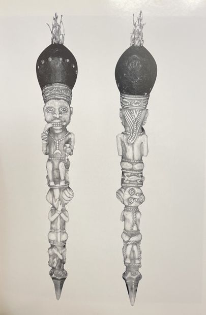 LEHUARD (Raoul). 巴孔戈艺术。第四卷。权力的标志。权杖。Arnouville, Arts d'Afrique noire, 1998, 4°, pp.877-1100,...
