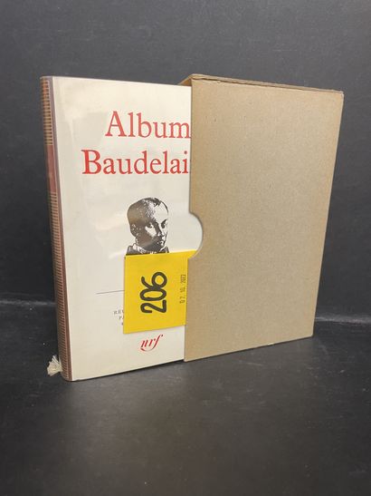 Album Baudelaire. P., NRF, "Bibl. de la Pléiade", 1974, in-12, ed. bindings, yellow,...