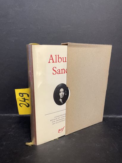 Album Sand. P., NRF, "Bibl. de la Pléiade", 1973, in-12, ed. bindings, yellow, rhodoïd,...