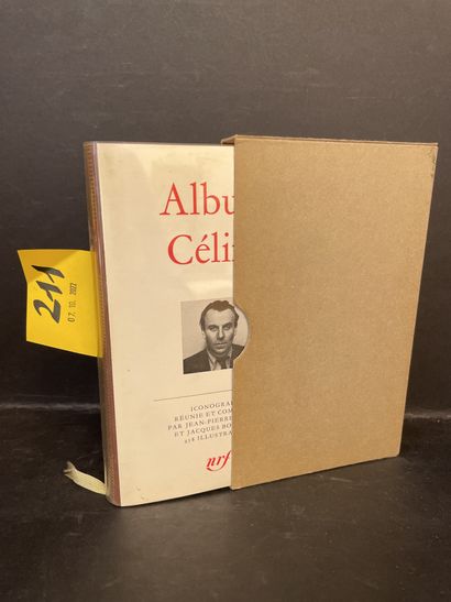 Album Céline. P., NRF, "Bibl. de la Pléiade", 1977, in-12, ed. bindings, yellow,...