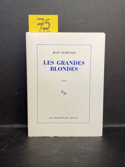 ECHENOZ (Jean). Les Grandes Blondes.P., Les Editions de Minuit, 1995, small 8°, ...