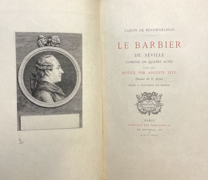 BEAUMARCHAIS (Pierre-Augustin Caron de). Le Barbier de Séville. Comédie en quatre...