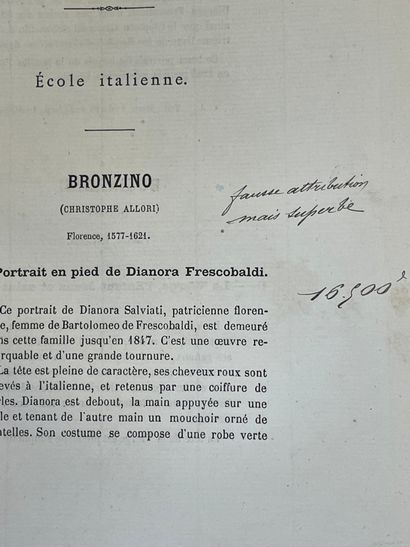 null 德米多夫收藏品的销售目录。1870年2月28日至3月10日在巴黎Bd des Italiens举行的四次拍卖会的目录重合。"印在霍兰德纸上的副本，配有42幅蚀刻画，并附有L....