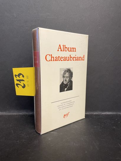Album Chateaubriand. P., NRF, "Bibl. de la Pléiade", 1988, in-12, ed. binder, rhodoïd,...