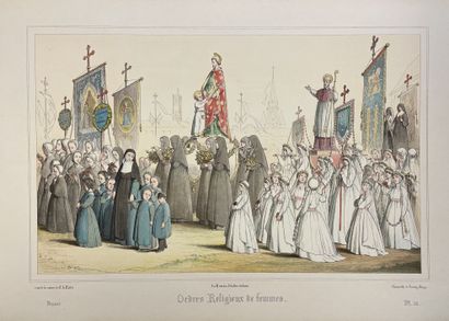 null GHENT - Souvenir of the procession and religious solemnities that took place...