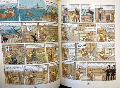 HERGÉ. 丁丁历险记》（The Adventures of Tintin）。Les Cigares du Pharaon.巴黎，卡斯特曼，1955年，4°，...