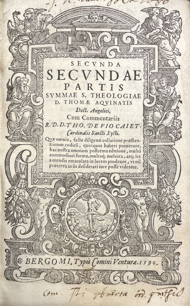 null 阿金的托马斯 - Secunda secundae partis S. theologiae cum Commentariis R.D.D. de Vio...