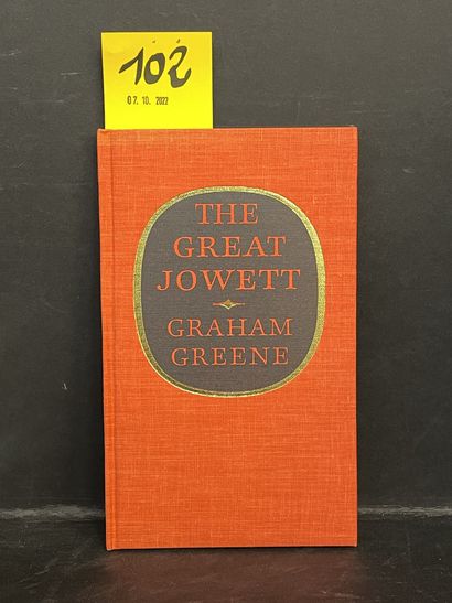 GREENE (Graham). 伟大的乔维特》。伦敦，Bodley Head，1981年，8°日记，出版商的布，菱形。第一版525个编号，由作者签名。状况如新...