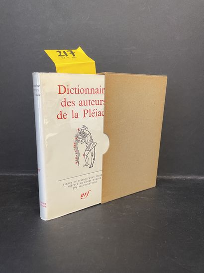 Album Dictionnaire des auteurs de la Pléiade. P., NRF, "Bibl. de la Pléiade", 1960,...