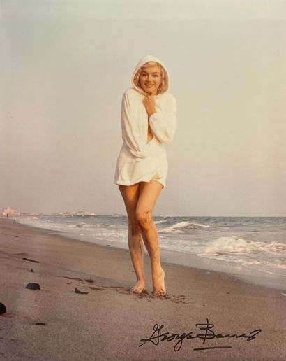 BARRIS (Georges). "Marilyn". Tirage argentique sur papier Kodak, just. 9/35 et signé...