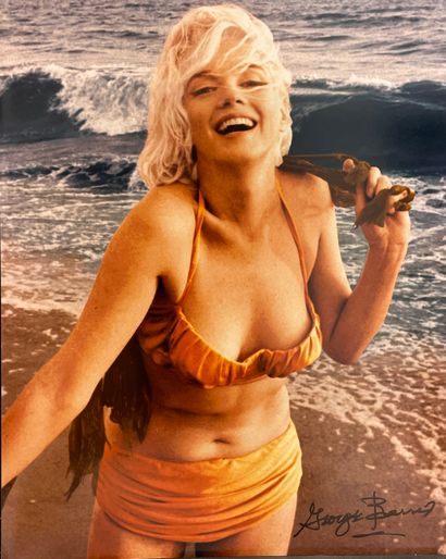 BARRIS (Georges). "Marilyn". Tirage argentique sur papier Kodak, just. 26/40 et signé...