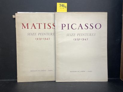 null PICASSO.- DESNOS (Robert). Picasso. Seize peintures 1939-1943. Introduction...