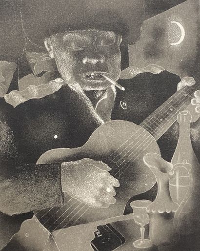 ALEXEIEFF.- KESSEL (Joseph). 西伯利亚之夜》。阿列克谢耶夫的蚀刻画。P., Ernest Flammarion, 1928, 小 4°,...